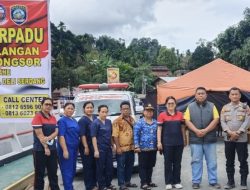 Polrestabes Medan Dirikan Posko Penanggulangan Longsor Sibolangit dan Nomor Pengaduan