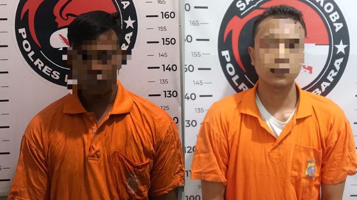 Dua pengedar sabu asal Sergai yang ditangkap penyidik Polres Batubara