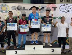 Jimmy dari Angsapura Juara Tenis Meja Liga USU Seri 4