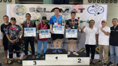 Para Juara memperoleh medali dan piagam penghargaan (ist)