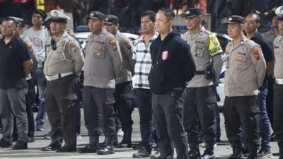 Kasat Reskrim Polrestabes Medan Kompol Jama Kita Purba ikut apel KRYD. (ist)