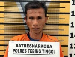 Begadang Sambil Kantongi Sabu, Pria Tebingtinggi Ditangkap Polisi