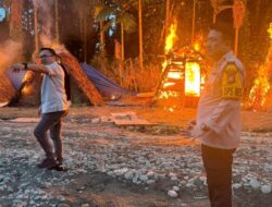 Bebas Beroperasi, Polisi dan TNI Bakar Barak Narkoba di Deliserdang dan Langkat