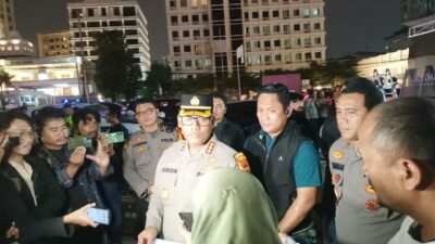 Kapolrestabes Medan, Kombes Gidion Arif Setyawan saat menjelaskan rangkaian kasus penculikan dan pembunuhan yang melibatkan oknum TNI AD.