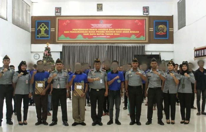 Pemberian remisi khusus narapidana Lapas Klas IIA Binjai