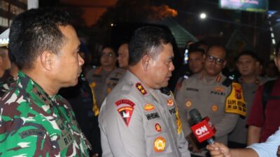 Kapolda Sumatera Utara Irjen Pol Whisnu Hermawan Februanto dan Kapolrestabes Medan Kombes Pol Gidion Arif Setyawan.(ist)