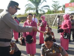 28 Personel Polres Labusel Naik Pangkat : Ini Pesan Kapolres….