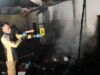 Malam-malam, Rumah Ketua KPU Tapteng Ludes Terbakar : Penyebab Belum Diketahui