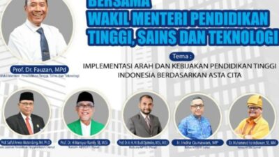 APPERTI dan APTISI Sumut Sharing Session Bersama Wamen Dikti Saintek RI