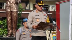 Kapolresrtabes Medan Kombes Pol Gidion Arif Setyawan sampaikan amanah.(ist)