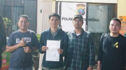Korban didampingi KKJ Sumut.(ist)