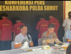 Polda Sumut Gagalkan Penyelundupan 5 Kg Sabu, 4 Tersangka Ditangkap