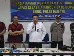 Usai Apel Siaga, Lapas Pancur Batu Gelar Razia Gabungan