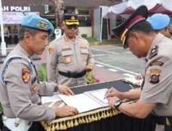 Kapolrestabes Medan Sertijab Wakapolrestabes dan 4 Kapolsek : Jabatan Itu Amanah