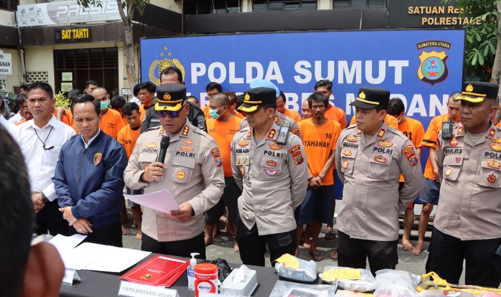 Kombes Pol Gidion Arif Setyawan papar kasus 3C.(ist) 
