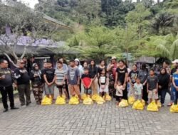 Bikers FKPPI Korsa Sumut Touring sambil Bagi-bagi Sembako ke Anak Yatim