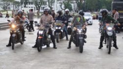Kapolrestabes Medan Kombes Pol Gidion Arif Setyawan bersiap-siap mau patroli anti preman. (ist)