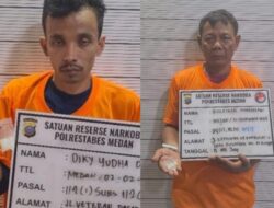 Jual-Beli Sabu, Dua Residivis Ditangkap Satres Narkoba Polrestabes Medan