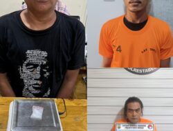 Polrestabes Medan Ringkus Tiga Pengedar Narkoba, Barang Bukti 12,42 Gram Sabu