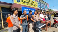Polsek Pancur Batu paparkan kasus. (ist)