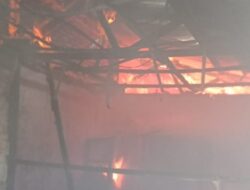 Rumah di Perumnas Ludes Terbakar Diduga Arus Pendek Listrik