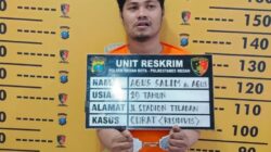 Agus Salim, residivis maling motor yang kakinya ditembak petugas.