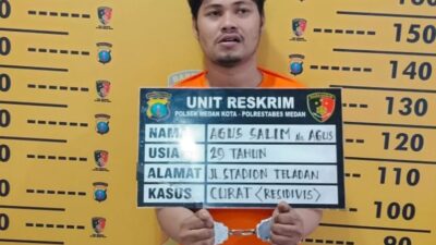 Agus Salim, residivis maling motor yang kakinya ditembak petugas.