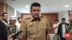 Gubernur Sumut, Bobby Nasution.(CNN)