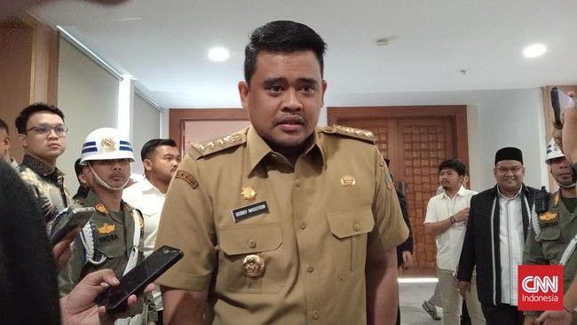 Gubernur Sumut, Bobby Nasution.(CNN)