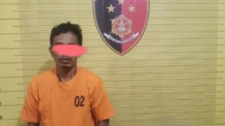 YP alias Boneng, residivis kambuhan kembali ditangkap dalam kasus pencurian ayam siam Bangkok.