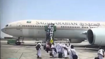 ILUSTRASI- Pesawat Saudi Arabian Airlines mendarat mendadak karena mendapat teror bom.