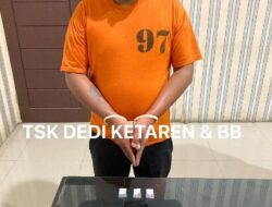 Pengedar Sabu di Desa Gurukinayan Masuk Bui Usai Pemakainya ‘Nyanyi’ ke Polisi