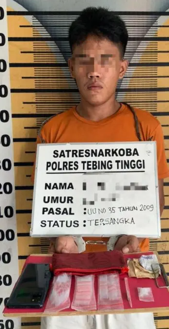 TP alias Panjang, pengedar sabu yang ditangkap polisi