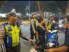 Sat Lantas Polrestabes Medan Jaring Puluhan Pengendara saat Razia Malam