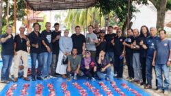 Ketua Umum LCI H Zaidan Indra Jaya (Ucok Ibak) dan Ketua Harian LCI Drs H Hendra DS poto bersama pengurus dan anggota.(ist)