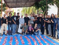Sembelih 7 Hewan Kurban, Ladon Bagikan Ratusan Kupon