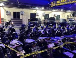 Polrestabes Medan Sita Puluhan Sepeda Motor Curian saat Grebek Rumah di Simalingkar