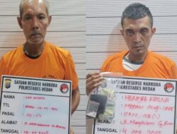 Polrestabes Medan Tangkap Dua Pengedar Sabu, Barbut 2,07 Gram