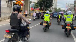 Tim Srikandi Polrestabes Medan patroli. (humas)