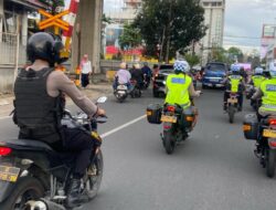 Di Jam-jam Sibuk, Srikandi Polrestabes Medan Urai Kemacetan