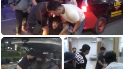 Pelaku diboyong dan dibawa ke rumah sakit. (ist)