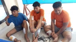 Tiga pelaku. (humas)