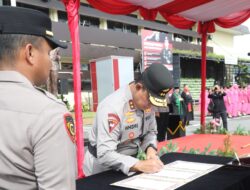 Serah Terima Jabatan Kapolrestabes Medan dari Brigjen Pol Gidion ke Kombes Pol Calvijn