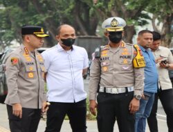 Kapolrestabes Medan Tinjau Strong Point dan Pengecekan ATCS di Jalan Balai Kota