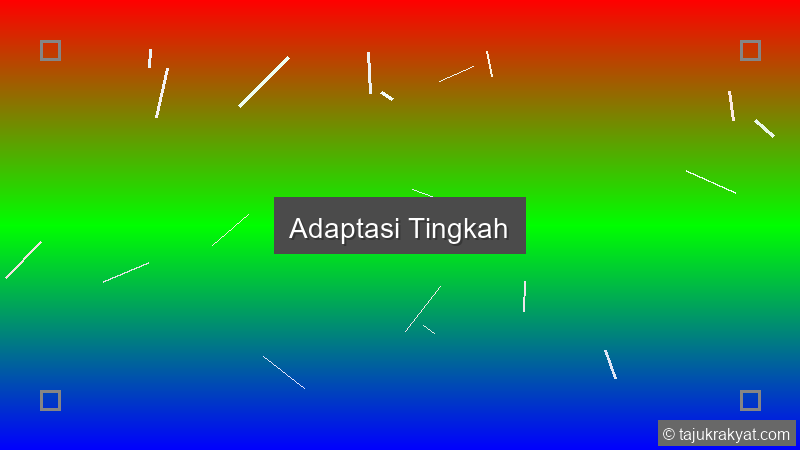 Adaptasi Tingkah