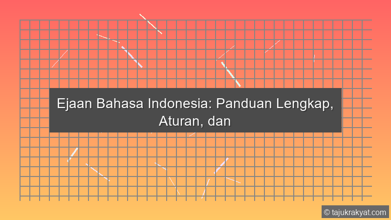 Ejaan Bahasa