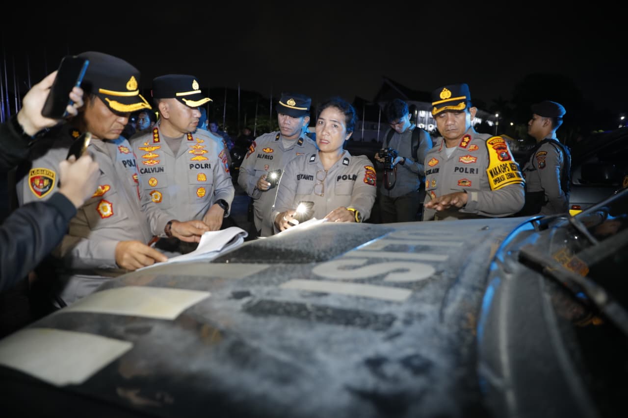 Kapolrestabes Medan Kombes Pol Jean Calvijn Simanjuntak cek randis. (ist)