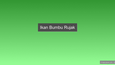 Ikan Bumbu Rujak: Pedas, Segar, dan Nagih!