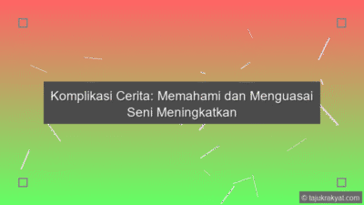 Komplikasi Cerita
