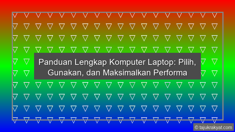 Komputer Laptop